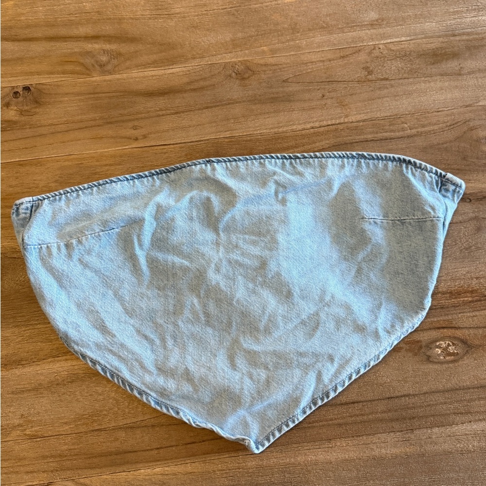 Light Blue Denim Bandeu
